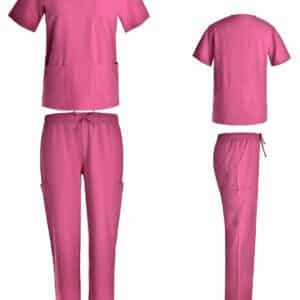 4-way stretch scrub set #1136-Fuschia