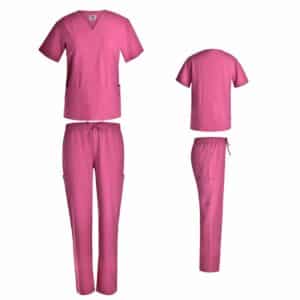 4-way stretch scrub set #1136 Fuschia