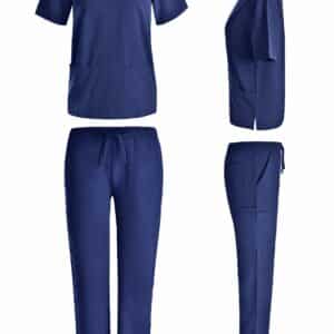 4-way stretch scrub set #1136 Navy