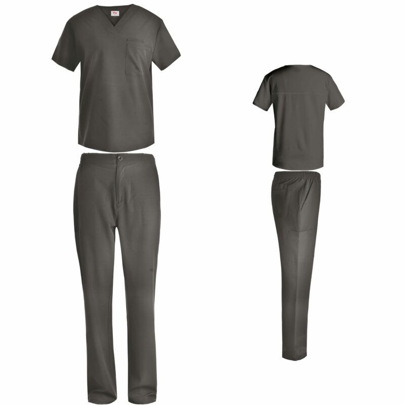 4-way stretch scrub set #1139 Pewter