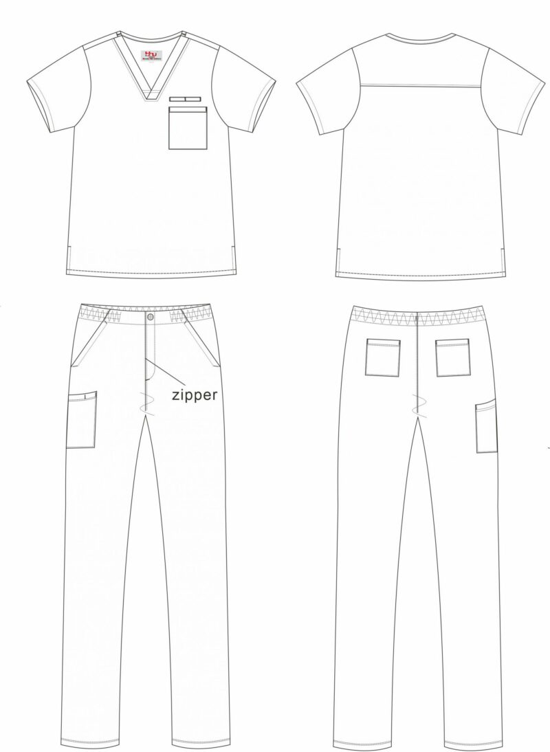 scrub set sketch style #1139