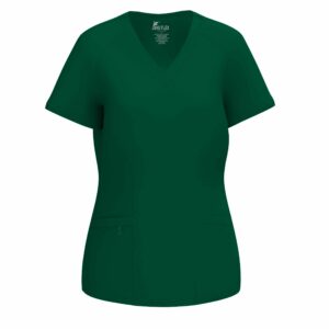 Scrub top style #550 Hunter Green