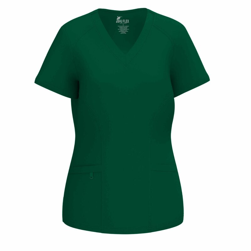Scrub top style #550 Hunter Green