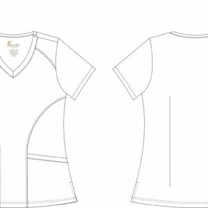 scrub top sketch style #550