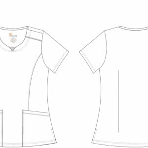 Scrub top sketch style #551