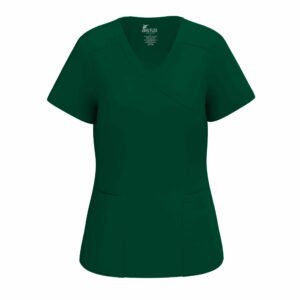 Scrub top style #554 Hunter Green