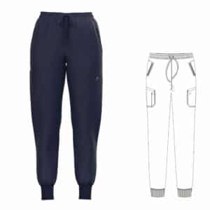 Ladie's Scrub Pants style #739 Navy