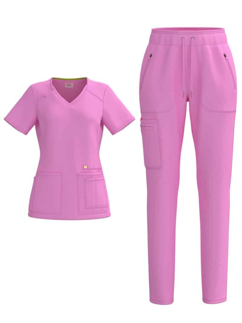 Ladies 4 Way Stretch Scrub Style #1149 Azalea By Bhu