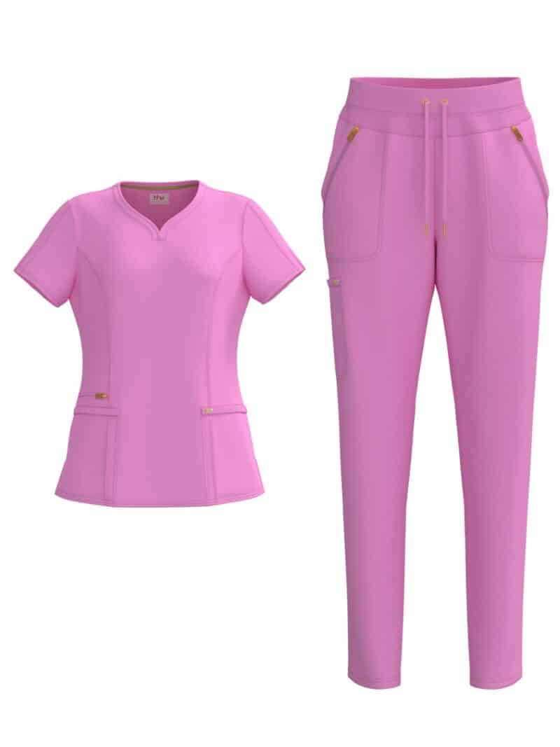 Ladies 4 Way Stretch Scrub Style #1150 Azalea By Bhu