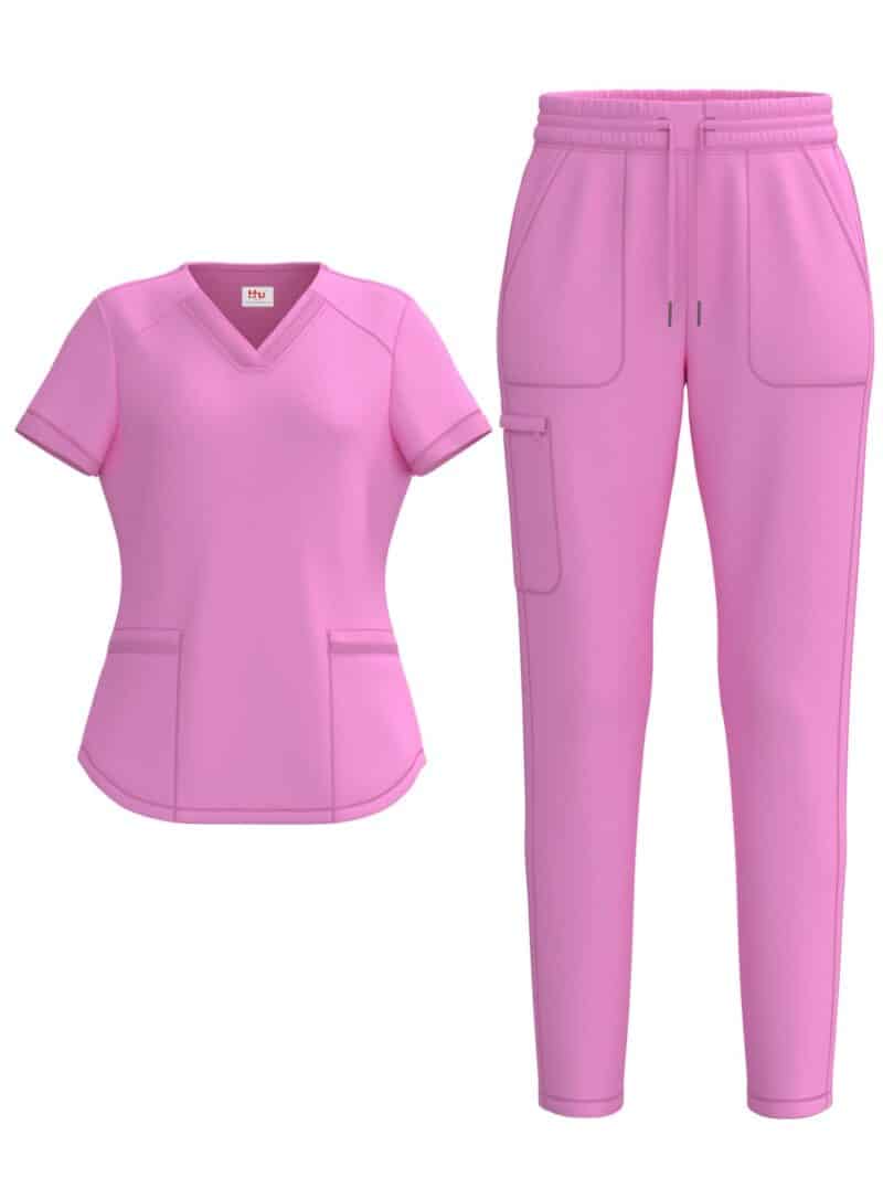Ladies 4 Way Stretch Scrub Style #1151 Azalea By Bhu