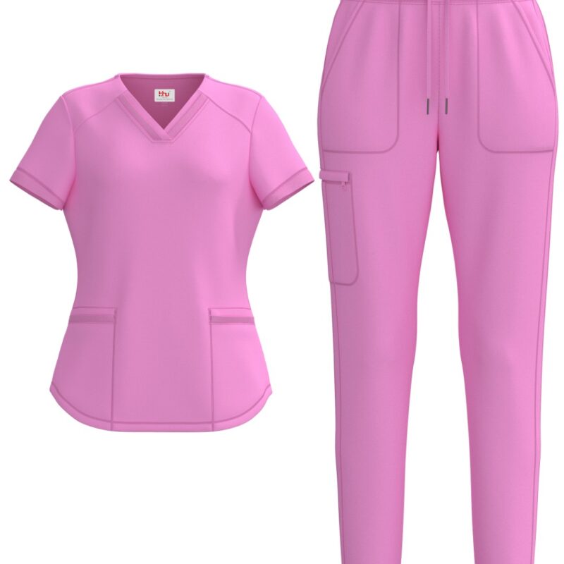 Ladies 4 Way Stretch Scrub Style #1151 Azalea By Bhu