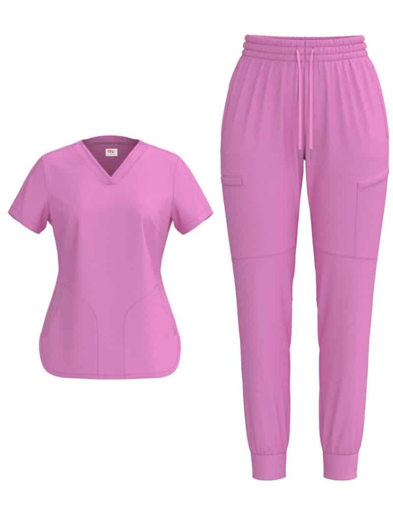 Ladies 4 Way Stretch Scrub Style #1152 Azalea By Bhu