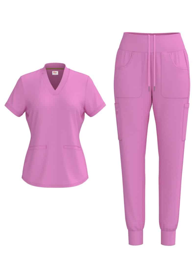 Ladies 4 Way Stretch Scrub Style #1154 Azalea By Bhu